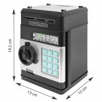 Skarbonka - sejf / bankomat elektroniczny 23545, zdjęcie 3