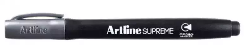 Marker permanentny Supreme metaliczny srebrny TOMA