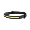 Latarka czołowa akumulatorowa (5W COB+ 3W Led) - opaska - zdjęcie