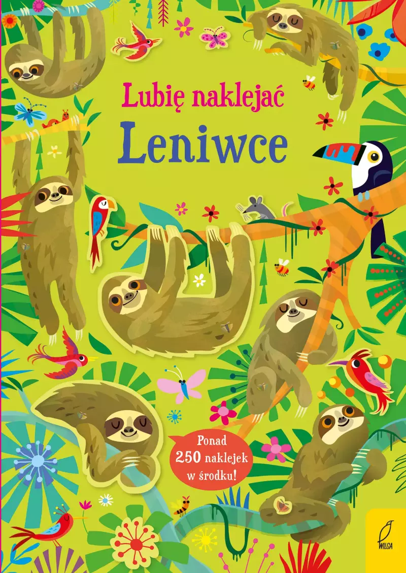 Lubię naklejać. Leniwce Lubię naklejać. Leniwce