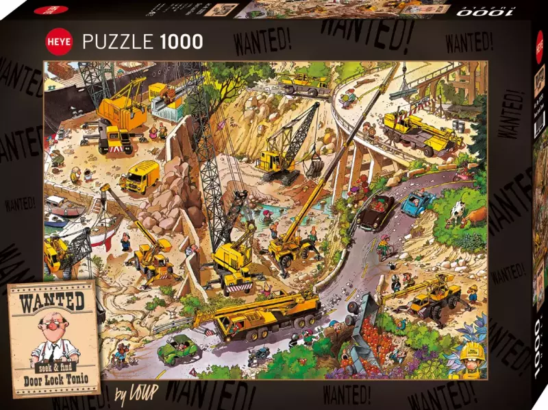 Puzzle 1000 elementów. Wanted! Tonio, Loup Puzzle 1000 elementów. Wanted! Tonio, Loup
