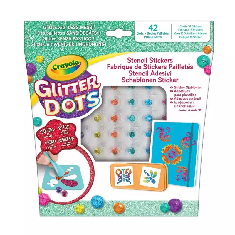 Glitter Dots - Szablony do naklejek