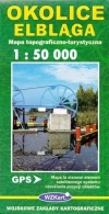 Mapa Okolice Elbląga 1:50 000 - zdjęcie