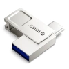 Pendrive Orico U301 64 GB USB-A USB-C USB 3.2 Gen 1 - srebrny - zdjęcie