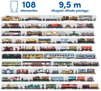 Puzzle 108 elementów. CzuCzu. Układam pociągi, zdjęcie 2