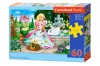 Puzzle 60 elementów. Księżniczka z łabędziem - zdjęcie