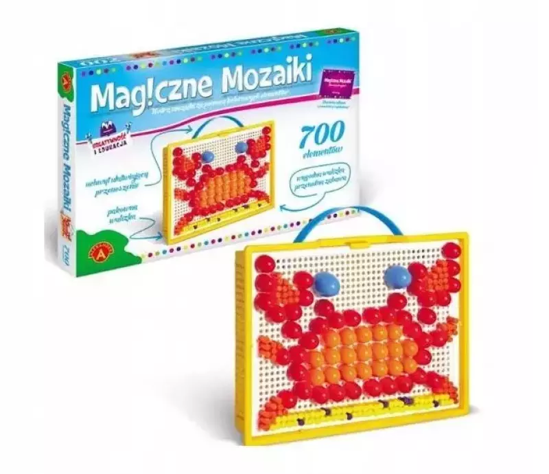 Magiczne mozaiki. 700 kołeczków Magiczne mozaiki. 700 kołeczków