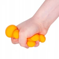Gniotek antystresowy 3szt NEON w siatce Sensory Stress Fidget Ball Fusion, zdjęcie 2