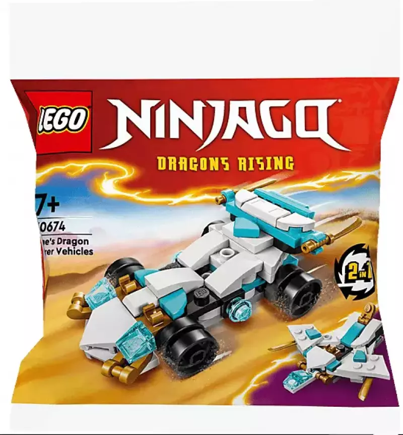 LEGO NINJAGO Smocza moc Zane'a - pojazdy 30674 LEGO NINJAGO Smocza moc Zane'a - pojazdy 30674