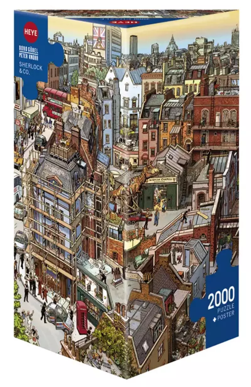 Puzzle Heye. 2000 elementów. Sherlock & Co Puzzle Heye. 2000 elementów. Sherlock & Co