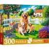 Puzzle 300 elementów. EasyPiece. Pieski na wsi - zdjęcie