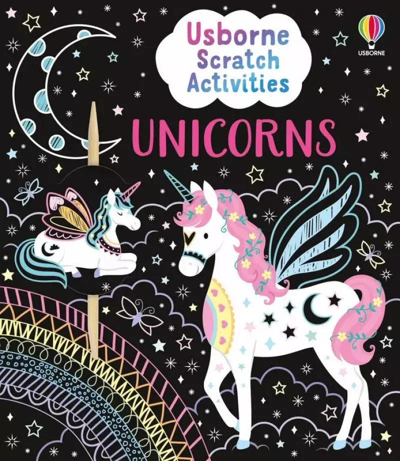 Unicorns. Usborne Scratch Activities wer. angielska Unicorns. Usborne Scratch Activities wer. angielska