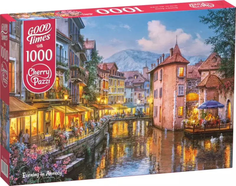 Puzzle 1000 elementów. Wieczór w Annecy 30257 Puzzle 1000 elementów. Wieczór w Annecy 30257