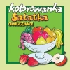 Kolorowanka. Sałatka owocowa - zdjęcie