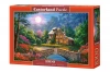 Puzzle 1000 elementów. Cottage in the Moon Garden - zdjęcie
