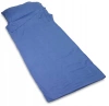 Cotton Sleeping Bag Liner, Rectangular, Blue - zdjęcie