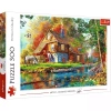 Puzzle 500 elementów. Chatka nad rzeką - zdjęcie