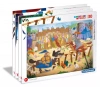 Puzzle ramkowe 30 elementów. Supercolor. Dawno, dawno temu, mix wzorów - zdjęcie