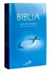 Biblia z rybką - niebieska z paginat. BR - zdjęcie