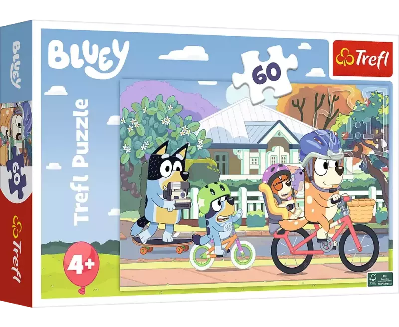 Puzzle 60 elementów. Wesoła Bluey Puzzle 60 elementów. Wesoła Bluey