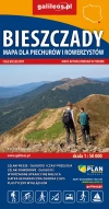 Bieszczady - mapa dla rowerzystów i piechurów w skali 1:50 000 - zdjęcie