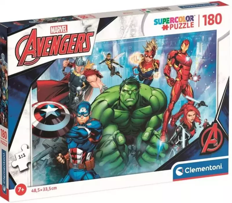 Puzzle 180 elementów. Supercolor. The Avengers Puzzle 180 elementów. Supercolor. The Avengers