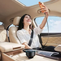 Ładowarka samochodowa Orico FC-60-2C 60W ze zwijanym kablem USB-C 65 cm - czarna, zdjęcie 3
