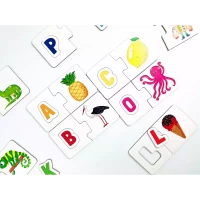 Puzzle sensoryczne 72 elementy. Literki, zdjęcie 4