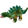 MASKOTKA PLUSZOWY DINOZAUR STEGOZAUR CIEMNY ZIELONY 30CM 12942 - zdjęcie