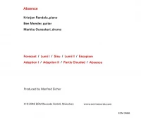 Absence, CD, zdjęcie 2