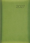 Kalendarz 2027 tygodniowy zielony - zdjęcie