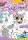 Kolorowanka z tatuażami. Kotki - zdjęcie