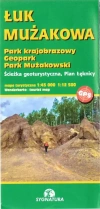 Mapa tur. - Łuk Mużakowa. Park Krajobrazowy... - zdjęcie