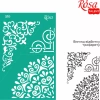 Szablon samoprzylepny wielokrotnego użytku ornament roślinny 13x20cm - zdjęcie