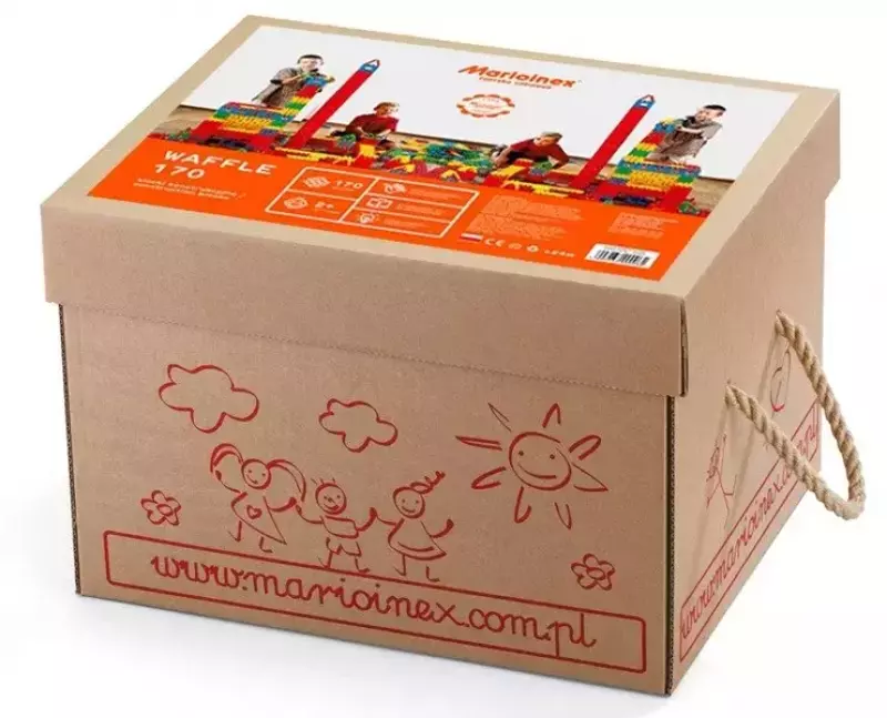 Klocki konstrukcyjne Waffle (170 elementów) Klocki konstrukcyjne Waffle (170 elementów)