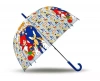 Parasolka przezroczysta automatyczna 48cm poliester Sonic The Hedgehog SN7152MC Kids Euroswan - zdjęcie