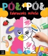 Pół i pół. Kolorowanka malucha z owcą - zdjęcie