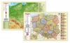 Podkładka na biurko. Polska. Mapa fizyczno-administracyjna, 1:1 800 000 - zdjęcie