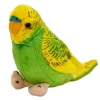Papuga falista zielono-żółta 13cm - zdjęcie