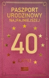 Karnet Urodzinowy 40 JCX - 038 - zdjęcie