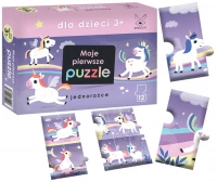 Moje pierwsze puzzle 12 elementów. Jednorożce, zdjęcie 2