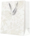 Torba papierowa Standard Large White Kraft 26,5x33,5x13cm Subtle Line, Paw - zdjęcie