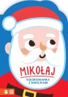 Zimowe kolorowanie. Mikołaj - zdjęcie