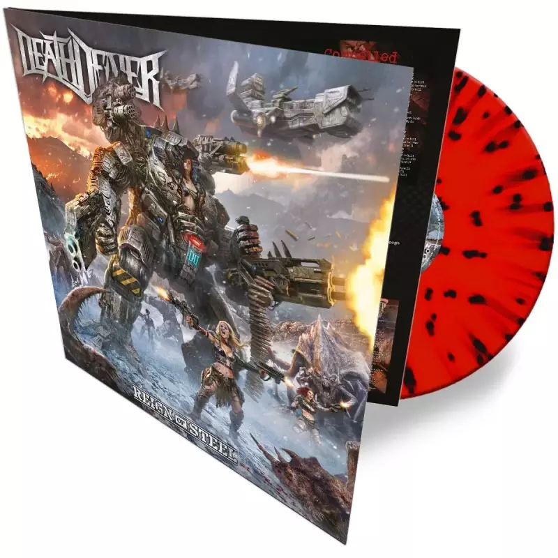 Reign Of Steel LP SPLATTER RED CLEAR, Winyl Reign Of Steel LP SPLATTER RED CLEAR, Winyl
