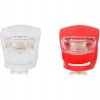 Zestaw Silikonowych Lamp Rowerowych LED Przód i Tył Dunlop - zdjęcie