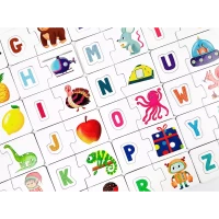 Puzzle sensoryczne 72 elementy. Literki, zdjęcie 3