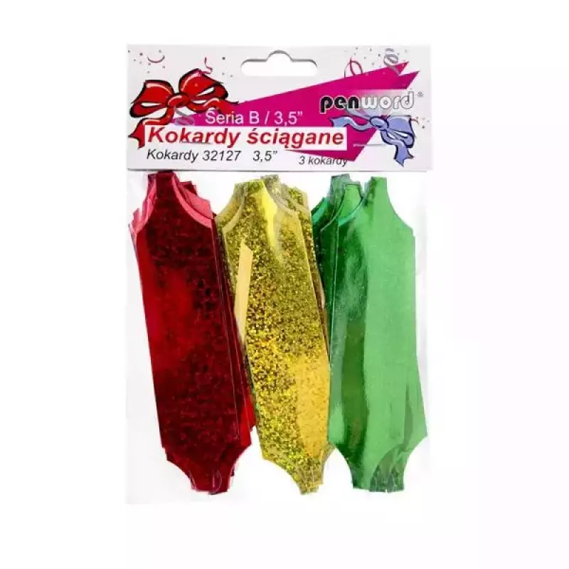 Kokardy ściągane 9cm Kokardy ściągane 9cm
