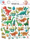 Tatuaże zmywalne dla dzieci Dinozaury XXL - zdjęcie