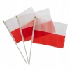 Flaga POLSKA 21 cm x 14 cm - zdjęcie