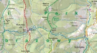 Beskid Żywiecki laminowana mapa turystyczna 1:50 000, zdjęcie 5